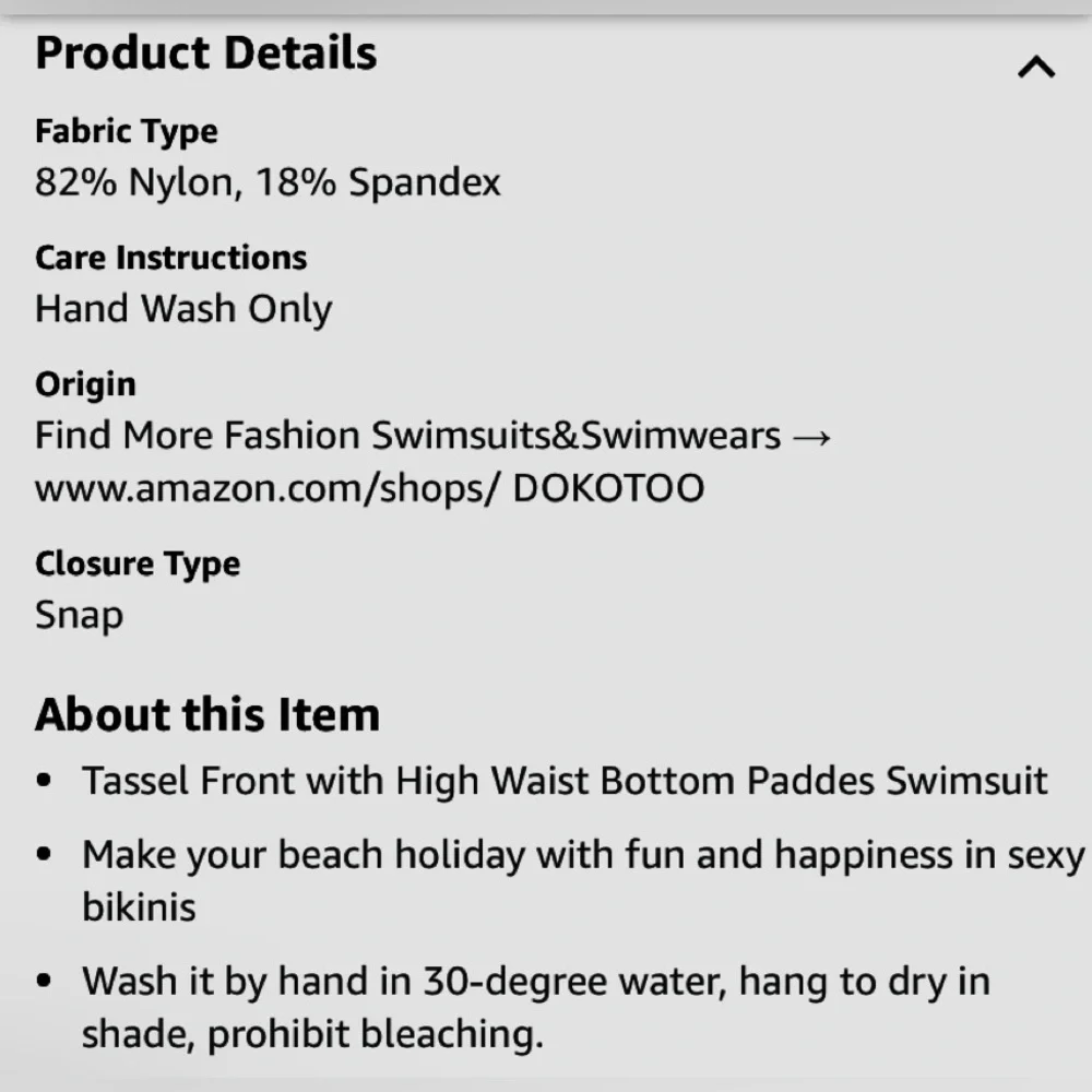 Dokotoo never worn
